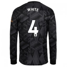 Arsenal White 4 Gostujući Nogometni Dresovi 2022-23 L/S